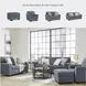Cashton Blue 63" Loveseat