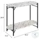 Tuxedo Black And White Console Table