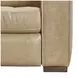 Nest Cream Leather 96" Power Motion Sofa