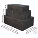 Cosmos Black Nesting Boxes Set Of 3