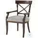 Brooksby Draper Performance Fabric Cross Back Arm Chair