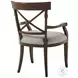 Brooksby Draper Performance Fabric Cross Back Arm Chair