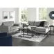 Hazela Charcoal 85" Sofa with Chaise