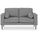 Hazela Charcoal 60" Loveseat