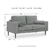 Hazela Charcoal 60" Loveseat