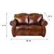 Arizona Marco Leather 66" Loveseat with Nailhead Trim