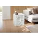 4111 White Square Accent Table