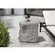 4115 Gray Square Accent Table