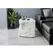 4116 White Square Accent Table