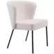Aimee Beige Stackable Dining Chair Set of 2
