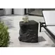 4117 Black Square Accent Table