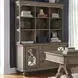 Simply Elegant Heathered Taupe 56" Credenza with Hutch