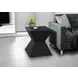 4127 Black Square Accent Table