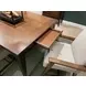 Fenmore Mocha and Distressed Cherry 82" Extendable Rectangular Dining Table
