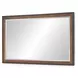 Fenmore Mocha and Distressed Cherry Rectangular Dresser Mirror