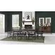 Fenmore Mocha and Distressed Cherry 82" Extendable Rectangular Dining Table