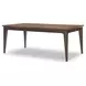 Fenmore Mocha and Distressed Cherry 82" Extendable Rectangular Dining Table