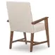 Fenmore Beige Upholstered Arm Chair Set of 2