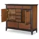 Fenmore Mocha and Distressed Cherry 9 Drawer Chest