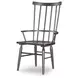 Fenmore Mocha and Distressed Cherry Spindle Arm Chair Set of 2