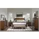 Fenmore Mocha and Distressed Cherry Queen Poster Bed