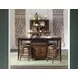Fenmore Mocha and Distressed Cherry 72" Kitchen Island