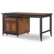 Fenmore Mocha and Distressed Cherry 72" Kitchen Island