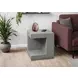 4130 Gray Square Accent Table