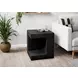 4132 Black Square Accent Table