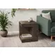 4133 Walnut Square Accent Table