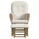Kennedy Rocker Vanilla Upholstered Rocker