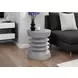 4152 Gray Round Accent Table