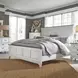 Emerson Park Wirebrushed White and Charcoal 8 Drawer Dresser with Mirror