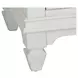 Emerson Park Wirebrushed White and Charcoal 8 Drawer Dresser with Mirror