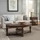 Allington Satin Sienna Oval Cocktail Table