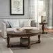 Allington Satin Sienna Round End Table