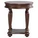 Allington Satin Sienna Oval Occasional Table Set