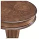 Allington Satin Sienna Round End Table