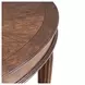 Allington Satin Sienna Demilune Sofa Table