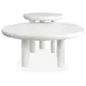 Sunset Cove Moonlight Pearl Round Nesting Cocktail Table