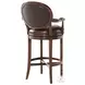 At the Barolo Upholstered Swivel Bar Stool