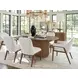 Seacove La Costa White Upholstered Dining Side Chair