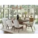 Seacove La Costa White Upholstered Dining Side Chair