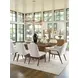 Seacove La Costa White Upholstered Dining Side Chair