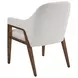Seacove La Costa White Upholstered Dining Arm Chair