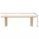 Gabrielle Light Oak Bench