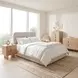 Gabrielle Light Oak 6 Drawer Dresser
