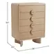 Gabrielle Light Oak 5 Drawer Chest