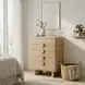 Gabrielle Light Oak 5 Drawer Chest