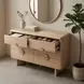 Gabrielle Light Oak 6 Drawer Dresser